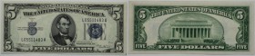 Banknoten, USA / Vereinigte Staaten von Amerika, Silver Certificates. 5 Dollars 1934 B. Fr.1652. I