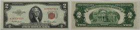 Banknoten, USA / Vereinigte Staaten von Amerika, Kleine United States Notes / Small United States Notes. 2 Dollars 1853. I