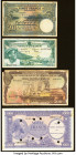 Belgian Congo Group Lot of 4 Examples Good-Very Good. Star-Shaped POCs are present on the 1000 Francs. Staining and foreign substance on several examp...