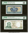 Bolivia, Chile & Mexico Group Lot of 5 Examples PMG Superb Gem Unc 69 EPQ (2); Superb Gem Unc 68 EPQ; Choice Uncirculated 64 EPQ; Crisp Uncirculated. ...
