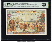 Central African Republic Banque des Etats de l'Afrique Centrale 5000 Francs 1.1.1980 Pick 11 PMG Very Fine 25. 

HID09801242017

© 2022 Heritage Aucti...