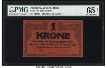 Denmark National Bank In Copenhagen 1 Krone 1914 Pick 10a PMG Gem Uncirculated 65 EPQ. 

HID09801242017

© 2022 Heritage Auctions | All Rights Reserve...