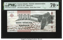 Faeroe Islands Foroyar 1000 Kronur 2011 Pick 33 PMG Seventy Gem Unc 70 EPQ S. 

HID09801242017

© 2022 Heritage Auctions | All Rights Reserved