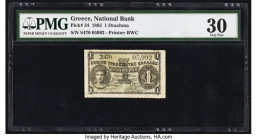Greece National Bank of Greece 1 Drachma 1885 Pick 34 PMG Very Fine 30. From the Greek Legacy Collection 

HID09801242017

© 2022 Heritage Auctions | ...