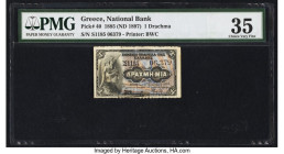 Greece National Bank of Greece 1 Drachma 1885 (ND 1897) Pick 40 PMG Choice Very Fine 35. From the Greek Legacy Collection 

HID09801242017

© 2022 Her...