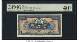 Greece National Bank of Greece 10 Drachmai 1926 Pick 88 PMG Extremely Fine 40 EPQ. From the Greek Legacy Collection 

HID09801242017

© 2022 Heritage ...