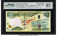 Iraq Central Bank of Iraq 10,000 Dinars 2015 / AH1436 Pick 101bs Specimen PMG Superb Gem Unc 67 EPQ. 

HID09801242017

© 2022 Heritage Auctions | All ...