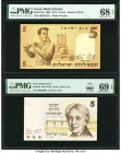Israel Bank of Israel 5 Lirot 1958; 1973 Pick 31a; 38 Two Examples PMG Superb Gem Unc 68 EPQ; Superb Gem Unc 69 EPQ. 

HID09801242017

© 2022 Heritage...