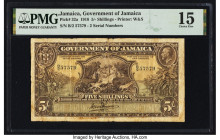 Jamaica Government of Jamaica 5 Shillings 1918 Pick 32a PMG Choice Fine 15. 

HID09801242017

© 2022 Heritage Auctions | All Rights Reserved