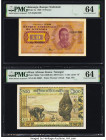 Katanga Banque Nationale du Katanga 10 Francs 15.12.1960 Pick 5a PMG Choice Uncirculated 64; West African States Banque Centrale des Etats de L'Afriqu...