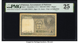 Pakistan Government of Pakistan 1 Rupee 1940 (ND 1948) Pick 1 Jhunjhunwalla-Razack 5.17.1 PMG Very Fine 25. Staple holes at issue. 

HID09801242017

©...