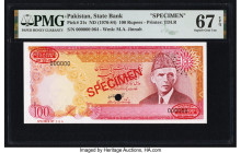 Pakistan State Bank of Pakistan 100 Rupees ND (1976-84) Pick 31s Specimen PMG Superb Gem Unc 67 EPQ. One POC. 

HID09801242017

© 2022 Heritage Auctio...