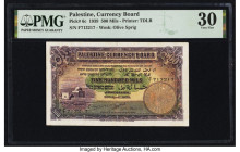 Palestine Palestine Currency Board 500 Mils 20.4.1939 Pick 6c PMG Very Fine 30. Minor repairs are noted on this example. 

HID09801242017

© 2022 Heri...