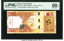 Qatar Qatar Central Bank 200 Riyals 2020 Pick 37a PMG Superb Gem Unc 68 EPQ. 

HID09801242017

© 2022 Heritage Auctions | All Rights Reserved