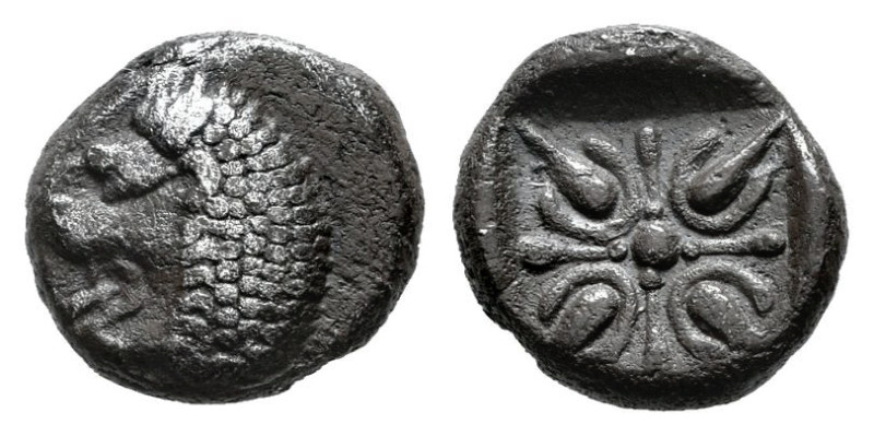 Sátrapas de Caria. Hekatomnos. Obol. 395-353 BC. (SNG Kayhan-864/5). Anv.: Forep...