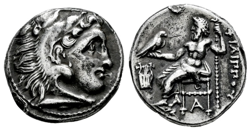 Kingdom of Macedon. Philip III Arrhidaios. Drachm. 323-319 BC. Kolophon. (Price-...