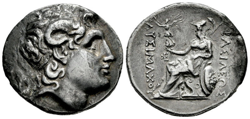 Kingdom of Thrace. Lysimachos. Tetradrachm. Early-mid 3rd century BC. Uncertain ...