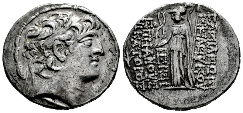 Seleukid Kingdom. Seleukos VI Epiphanes Nikator. Tetradrachm. 96-94 BC. Seleukei...
