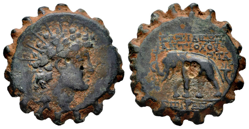 Seleukid Kingdom. Antiochos VI Dionysos. AE 23. 144-142 BC. Antioch on the Oront...