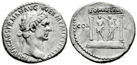 Trajan. Cistophorus. 98-99 AD. Uncertain mint in Asia Minor. Anv.: IMP NERVA CAES TRAIAN AVG GERM P M TR P P P COS II, laureate bust right. Rev.: COM—...