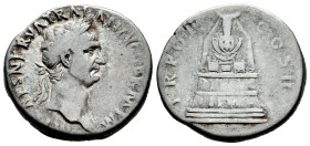Trajan. Cistophorus. 98-99 AD. Uncertain mint in Asia Minor. (Ric-II 722). (Rsc-609). Anv.: IMP CAES NERVA TRAIAN AVG GERM P M, laureate bust right. R...
