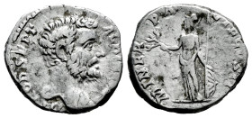Clodius Albinus. Denarius. 194-195 AD. Rome. (Ric-IV 7). (Bmcre-98). (Rsc-48). Anv.: D CLOD SEPT ALB(IN CAES), bare head to right. Rev.: MINER PACIF C...