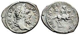 Septimius Severus. Denarius. 206 AD. Rome. (Ric-IV 202). (Bmcre-496). (Rsc-480). Anv.: SEVERVS PIVS AVG, laureate head to right. Rev.: P M TR P XIIII ...