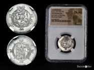 Abbasid Governors of Tabaristan. Sa´id. Hemidrachm. 776-779 H. (Album-59). Ag. Slabbed by NGC as Ch AU. Silk Road Hoard. NGC-AU. Est...100,00. 

Spa...