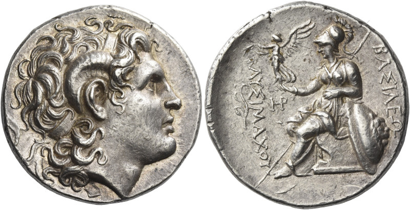 Kings of Thrace, Lysimachus 323-281 and posthumous issues
Tetradrachm, Lampsacu...