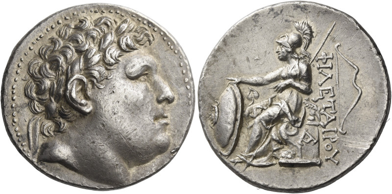 Mysia. Kings of Pergamum, Eumenes I. 263 – 241
Tetradrachm circa 263-255, AR 17...