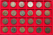PRIMA E SECONDA REPUBBLICA ROMANA. Lotto di 68 monete.

Prima Repubblica Romana, 1798-1799. Esemplari da 5, 2, 1 e mezzo baiocco. Seconda Repubblica...
