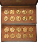 REGNO D'ITALIA - ERA FASCISTA, 1922-1943. Lotto di dieci medaglie.

Esemplari commemorativi in bronzo contenuti in bell'astuccio originale dello Sta...