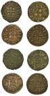 GENOVA. Lotto di quattro monete.

Repubblica, 1139-1339. Denaro (4 esemplari). g. 0,87 - 0,72 - 0,79 - 0,82. Arg. MB

Estimate: EUR 30 - 50