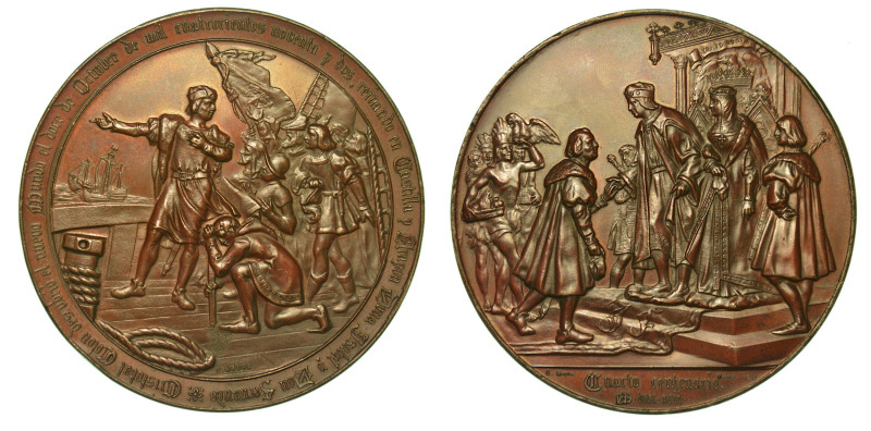 MADRID. 400° anniversario della scoperta delle Americhe da parte di Cristoforo C...