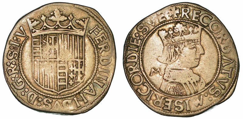 NAPOLI. FERDINANDO I D'ARAGONA, 1458-1494. Tarì. Emissioni dal 1458 al 1462.

...