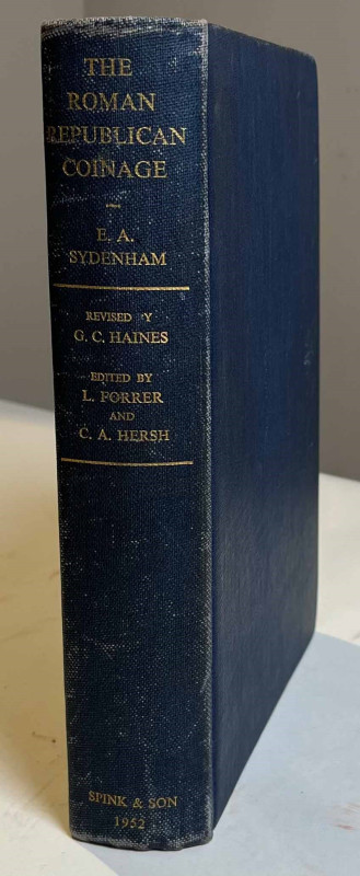 SYDENHAM E. A. The Coinage of the Roman Republic.

Londra, 1952. Rivista con i...