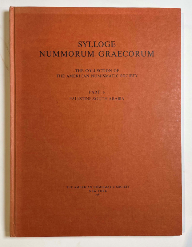 SYLLOGE NUMMORUM GRAECORUM ANS. The Collection of the American Numismatic Societ...