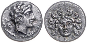KLEINASIEN, PISIDIEN / Stadt Selge, AE 11 (2.-1.Jahrh.v.Chr.). Herakleskopf r. Rs.Gorgoneion. 1,30g.
vz