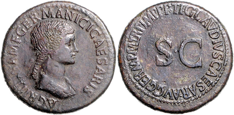 RÖMISCHES REICH, Agrippina Senior, Tochter des Agrippa und der Julia, +33, AE Se...