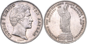 BAYERN, Ludwig I., 1825-1848, Geschichtsdoppeltaler 1847. Mespelbrunn.
vz/st
AKS 110; T.87; Dav.596