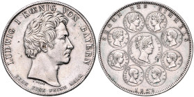 BAYERN, Ludwig I., 1825-1848, Geschichtstaler 1828. Segen des Himmels.
ss/vz
AKS 121; T.56; Dav.563