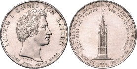 BAYERN, Ludwig I., 1825-1848, Geschichtstaler 1835. Aibling.
vz/st
AKS 134; T.67; Dav.575