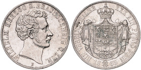 BRAUNSCHWEIG-LÜNEBURG, Wilhelm, 1831-1884, Vereinstaler 1865.
kl.Sf., ss+
AKS 81; T.123