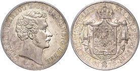 BRAUNSCHWEIG-LÜNEBURG, Wilhelm, 1831-1884, Vereinstaler 1870.
Erstabschlag, st
AKS 81; T.123; Dav.636