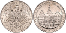 FRANKFURT, Freie Stadt, 1815-1866, Vereinstaler 1863. Fürstentag.
st
AKS 45; T.147; Dav.654