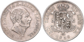 HANNOVER, Ernst August, 1837-1851, Taler 1840 S.
ss/vz
AKS 103; T.161; Dav.671