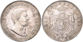 HESSEN-DARMSTADT, Ludwig I., 1806-1830, Kronentaler 1825.
ss/vz
AKS 72; T.193; Dav.700