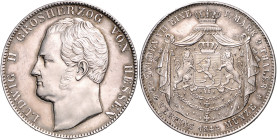 HESSEN-DARMSTADT, Ludwig II., 1830-1848, Doppeltaler 1844.
f.st
AKS 100; T.196; Dav.703