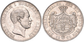 HESSEN-KASSEL, Friedrich Wilhelm I., 1847-1866, Vereinstaler 1860.
ss/vz
AKS 62; T.190; Dav.697