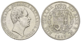 MECKLENBURG-SCHWERIN, Friedrich Franz II., 1842-1883, Taler 1848 A.
min.Rdf., ss+
AKS 37; T.214; Dav.727